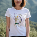 Suche nach monogramm d tshirts Für sie