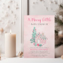 Suche nach rosa weihnachtsbaum einladungen Mädchendusche