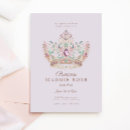 Recherche de princess crown invitations Violet