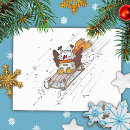 Suche nach sledding postkarten Weihnachten