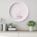 Recherche de pastel horloges Minimaliste