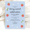 Recherche de strawberry anniversaire invitations Fraises