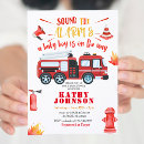 Suche nach firefighter einladungen Feuerwehrbaby dusche