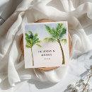 Recherche de palmier mariage serviettes Hawaii