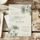 Recherche de marguerite mariage invitations Élégant