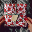 Recherche de vintage rose papier cadeau Papier d'emballage de noël