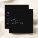 Recherche de mariage verticales mini cartes visite Élégant