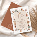 Recherche de fall floral bridal shower invitations Citrouille