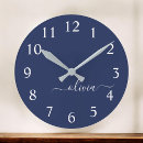 Recherche de blanc simple horloges Monogramme