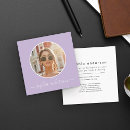 Suche nach flieder lila visitenkarten Für sie