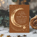 Recherche de lune et étoiles invitations Lune de croissant