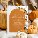 Recherche de orange baby shower invitations Citrouille