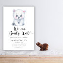 Recherche de ours bébé invitations Aquarelle