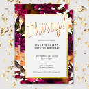 Recherche de floral 30ans anniversaire invitations Trente ans