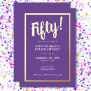 Recherche de foil anniversaire invitations Jalon