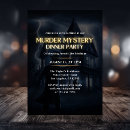 Recherche de mystère anniversaire invitations Crime