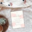 Recherche de cloud baby shower fille invitations Élégant