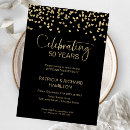 Recherche de noces d or invitations Élégant