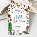 Recherche de western baby shower invitations Impression de vache