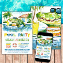 Recherche de de crocodile invitations Parti