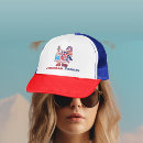 Recherche de 4 juillet casquettes Bleu rouge