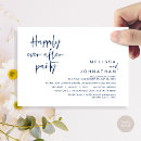 Recherche de classy mariage invitations Bleu marine