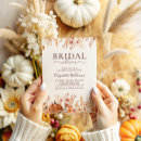 Recherche de fall bridal shower invitations Script de calligraphie élégant