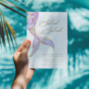 Recherche de violet anniversaire invitations Sous la mer