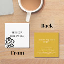 Recherche de fleurs blanches cartes visite Noir et blanc