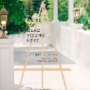 Suche nach großes hochzeits poster Begrüßungszeichen