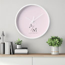 Recherche de minimal horloges Monogramme