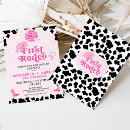 Recherche de ranch anniversaire invitations Cowgirl 1er anniversaire