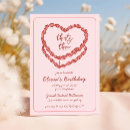 Recherche de gâteau rose invitations Minimaliste