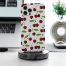 Recherche de cerises rouges iphone coques Motif de cerises