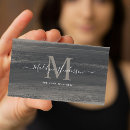 Recherche de agent modèle cartes visite Monogramme