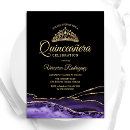 Recherche de noir et pourpre invitations Pour elle