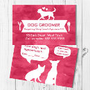 Suche nach hundezucht visitenkarten Silhouette