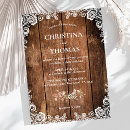 Recherche de campagnard occidental mariage invitations Vintage