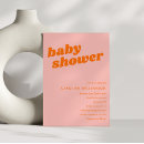 Recherche de rose pastel baby shower invitations Coloré