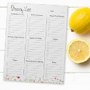 Recherche de cuisine blocsnotes Liste de courses