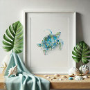 Suche nach blaue und grüne poster Aquarell