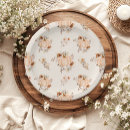 Recherche de floral baby shower assiettes Un peu citrouille