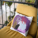 Recherche de hurlement coussins Silhouette