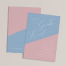 Recherche de modern gender reveal invitations Pour tous