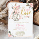 Recherche de pink elephant 1ans anniversaire invitations Pour enfants