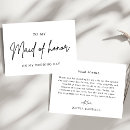 Recherche de merci des notes invitations Bridesmaid
