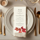 Recherche de menu de de automne mariage mariage menus Bride