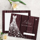 Recherche de diamants brillants invitations Bride