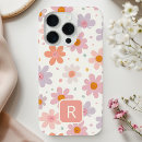 Recherche de motif de fleurs iphone coques Monogrammé