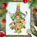 Recherche de lapin de noël cartes postales Dessin animé